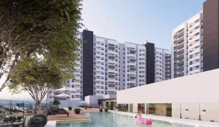 Com apartamentos de 2 e 3 quartos com opção de suíte e varanda