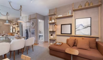 Apartamento 44m², 2 quartos , Sala, Banheiro e Lazer, Campo Grande, Rio de Janeiro, RJ.