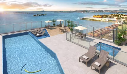 Apartamentos Estudio, 2 quartos ou 3 quartos, no Porto Maravilha, região do Centro