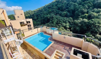 Cobertura com 4 dormitórios à venda, 370 m² por R$ 1.500.000,00 - Pitangueiras - Guarujá/SP