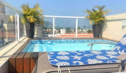 Cobertura com 3 dormitórios à venda, 196 m² por R$ 1.000.000,00 - Enseada - Guarujá/SP