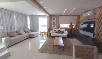 Cobertura com 3 dormitórios à venda, 268 m² por R$ 3.200.000,00 - Pitangueiras - Guarujá/SP