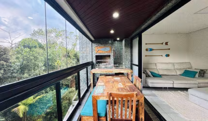 Apartamento com 3 dormitórios para alugar, 104 m²  - Riviera de São Lourenço - Bertioga/SP