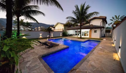 Casa com 4 dormitórios, 300 m² - venda ou aluguel/mês - Boracéia - Bertioga/SP