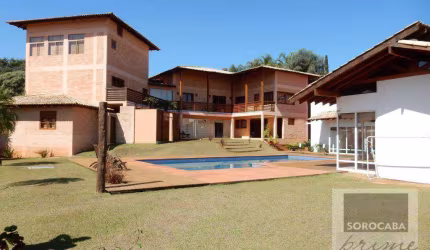 Sobrado com 6 dormitórios, 1500 m² - venda por R$ 5.800.000,00 ou aluguel por R$ 13.100,00/mês - Condomínio Village Vert I - Sorocaba/SP