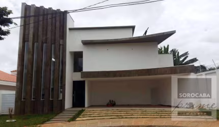 Sobrado com 4 dormitórios para alugar, 351 m² por R$ 11.400,00/mês - Condomínio Mont Blanc - Sorocaba/SP