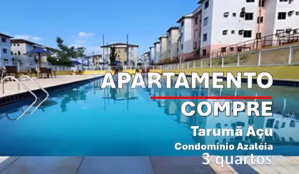 Vendo Condomínio Azaléia, 3 quartos, 48m², 3° andar - Tarumã Açu