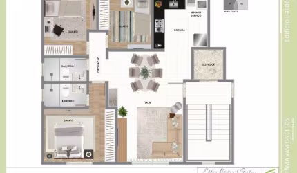 Apartamento à venda, 3 quartos, 1 suíte, 2 vagas, Barreiro - Belo Horizonte/MG