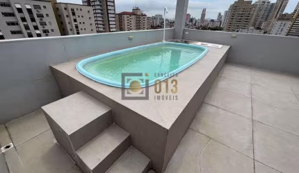 Cobertura com 3 quartos, Campo Grande, Santos - R$ 1.1 mi, Cod: 2301