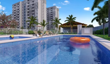 Apartamento com 2 quartos à venda na Avenida Maria Julieta Godói Cartezani, 185, Jardim Yeda, Campinas, 44 m2 por R$ 339.000