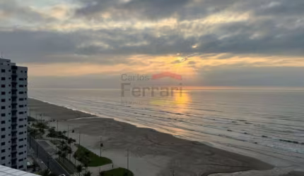 Apartamento Duplex Praia Grande frente para o mar 121 m² mobiliado