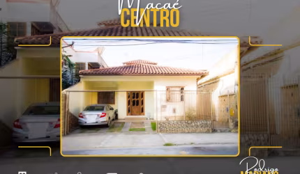Vendo excelente casa linear com 3 dormitórios no Centro de Macaé