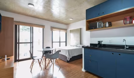 Apartamento tipo para venda com 1 quarto, 33m²