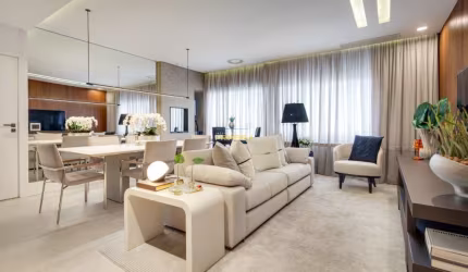 Apartamento Le Jardin Semi-Mobiliado com 2 quartos, suíte Sacada com Churrasqueira