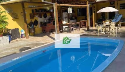Casa com 1 dormitório, 318 m² - venda por R$ 850.000 ou aluguel por R$ 5.000/mês - Barequeçaba - São Sebastião/SP