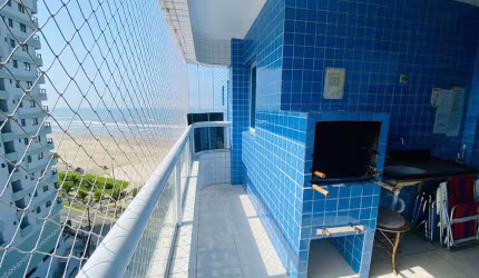 Apto de 2 Dorm c/ 1 suíte FRENTE MAR, MOBILIADO, 62 m² de área útil. Bairro: Maracanã.