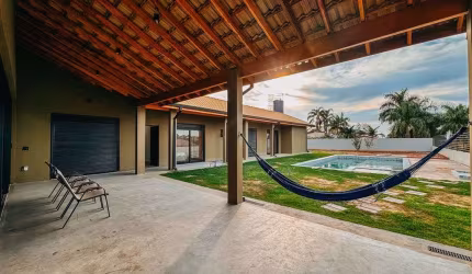 Chácara Térrea em Indaiatuba, Terras de Itaici com 4 suítes - 417 m²