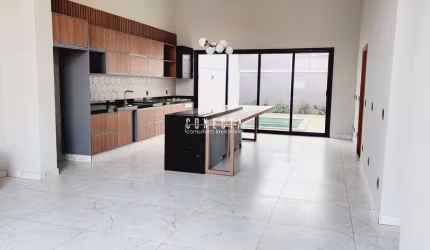 Casa Térrea em Indaiatuba, Condomínio Maria José com 3 suítes - 190 m²