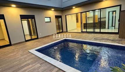 Casa Térrea em Indaiatuba, Condomínio Maria José com 3 suítes - 190 m²