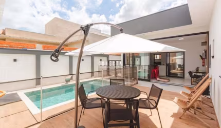 Casa Térrea em Indaiatuba, Condomínio Maria José com 3 dormitórios - 189 m²