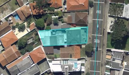 Terreno à venda, 556 m² por R$ 1.670.000,00 - São Francisco - Curitiba/PR