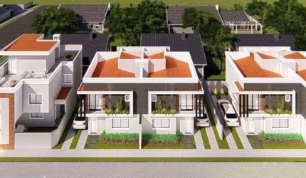 Sobrado com 3 dormitórios à venda, 87 m² por R$ 549.000,00 - Xaxim - Curitiba/PR