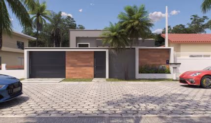 Casa no bairro Grandesp em Itanhaém, no litoral sul de São Paulo