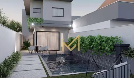 Sobrado com 3 suítes à venda, 140 m² por R$ 860.000 - Santa Cruz - Cascavel/PR