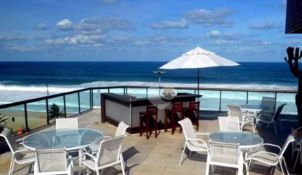 Cobertura com 2 suites, Lucio Costa, Posto 9, Frontal Praia Recreio, 298 m² por R$ 4.200.000 - Rio de Janeiro/RJ