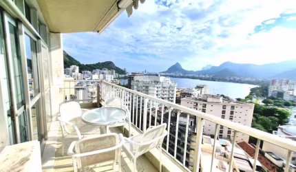 Apartamento com 4 dormitórios à venda, 174 m² por R$ 2.600.000,00 - Lagoa - Rio de Janeiro/RJ