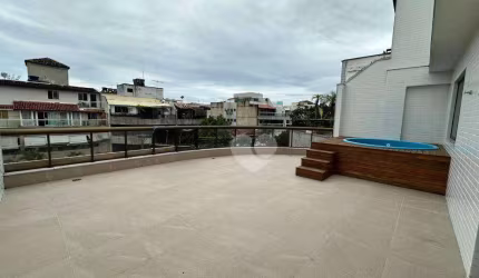 MAGNÍFICA COBERTURA PRIMEIRA LOCAÇÃO NO RECREIO DOS BANDEIRANTES - 380m²