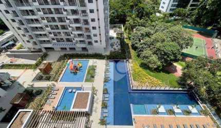 Apartamento com infraestrutura espetacular, varandão, 3 quartos (3 suítes), lavabo, 2 vagas à venda, 96 m² por R$ 2.050.000 - Barra da Tijuca