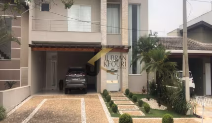 Casa à venda em condomínio em Paulínia, 3 suítes. Sobrado, lavabo, cozinha equipada, espaço gourmet,piscina, aquecimento,lazer privativo