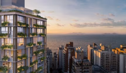 Apartamento alto padrão, com 3 suítes no Centro de Florianópolis.