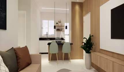 Apartamento à venda, 2 quartos, 1 suíte, 1 vaga, Santa Branca - Belo Horizonte/MG