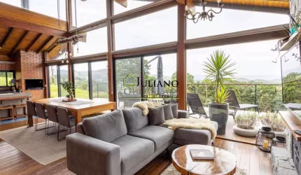 CASA com LINDA VISTA À VENDA em condomínio fechado em Rancho Queimado/SC