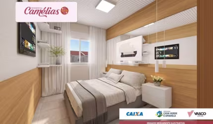 Casa em condomínio fechado com 2 quartos à venda na Rua Imperador, 10, Sítio Ipiranga, Cachoeirinha, 41 m2 por R$ 223.800