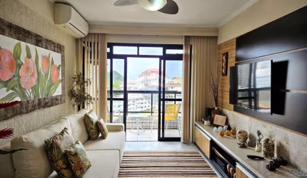 Apartamento à venda Guarujá - 2 dormitórios - Vista para o mar - Tombo