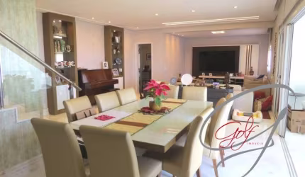 Imóvel de luxo à venda ou locação na Vila São Francisco, Osasco-SP: 4 quartos, 3 suítes, 3 salas, 6 banheiros, 4 vagas de garagem, 347m².