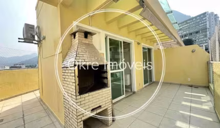 Cobertura com 3 quartos à venda na Rua Pio Correia, Jardim Botânico, Rio de Janeiro, 137 m2 por R$ 1.480.000