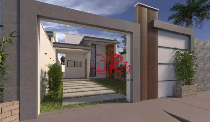 Casa com 3 dormitórios à venda, 98 m² por R$ 349.000,00 - Vereda Tropical - Aquiraz/CE