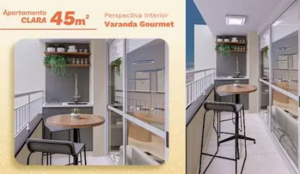 Apartamento com 2 dormitórios à venda, 45 m² por R$ 269.000,00 - Condomínio Villa Flora - Votorantim/SP
