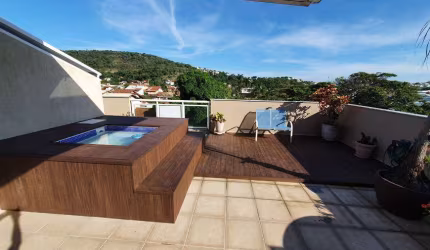 Cobertura duplex com 4 quartos Alto Padrão em Piratininga - Niterói - RJ