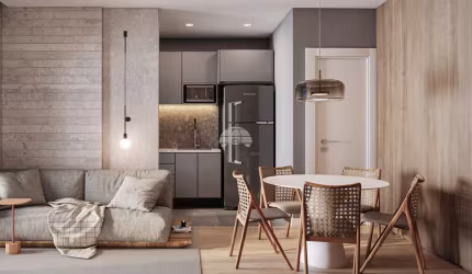 Apartamento com 2 quartos à venda na Rua Brasílio Bacellar Filho, 944, Tingui, Curitiba, 50 m2 por R$ 439.000