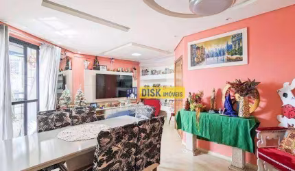 Apartamento com 5 dormitórios para alugar, 150 m² por R$ 8.924,00/mês - Baeta Neves - São Bernardo do Campo/SP