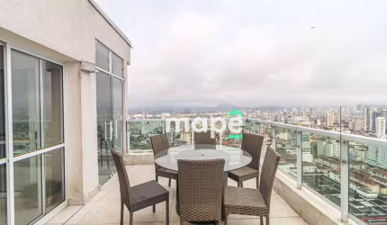 Cobertura com 2 dormitórios à venda, 137 m² por R$ 1.600.000,00 - Boqueirão - Santos/SP