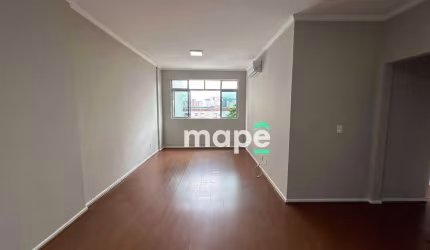 Apartamento com 2 dormitórios para alugar, 115 m² por R$ 5.822,23/mês - Gonzaga - Santos/SP