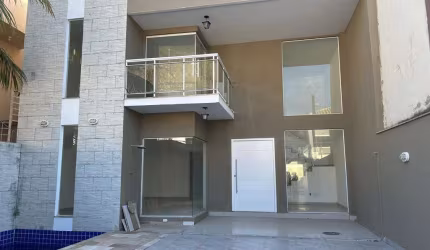Casa Duplex com 4 suítes, piscina, sauna, churrasqueira no Condomínio Residencial Terra Nostra - Vargem Pequena