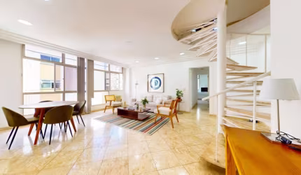 Cobertura Duplex à venda, 4 quartos, 2 suítes, 1 vaga, São Conrado - RIO DE JANEIRO/RJ