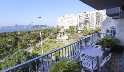 Apartamento à Venda no Flamengo 4 Quartos, Infraestrutura completa, 3 Vagas na Escritura, Vista Cinematográfica